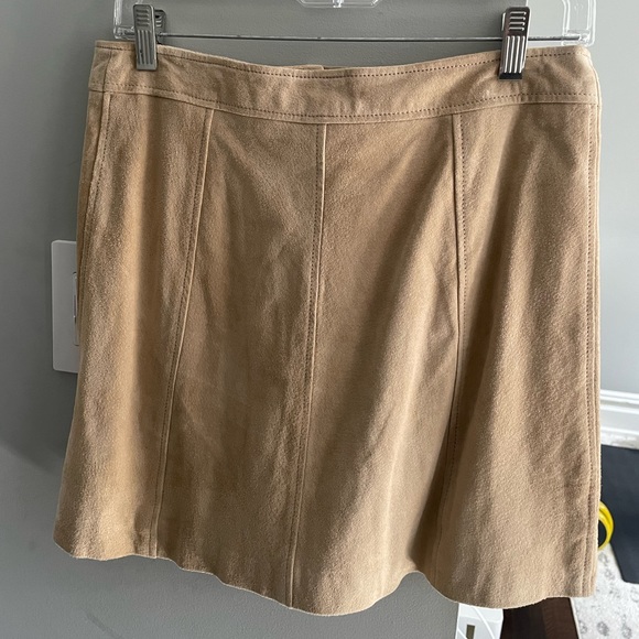 Bardot Revolve Blondie Suede Circle Skirt NWT - Picture 5 of 7